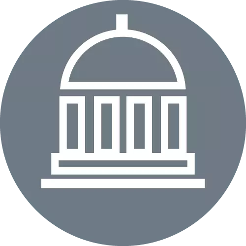 Information Governance Icon in Grey